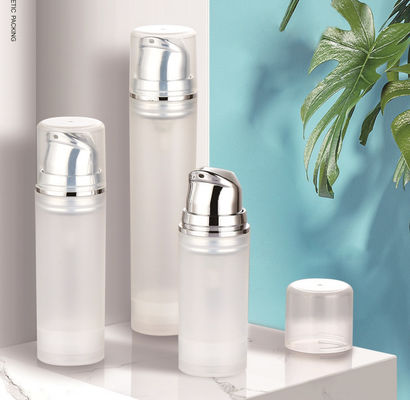 ราคาดี 20ml 30ml 50ml PP กระป๋องปั๊มที่ไม่มีอากาศ Snap On กระป๋องเครื่องสําอางที่ไม่มีอากาศ ออนไลน์